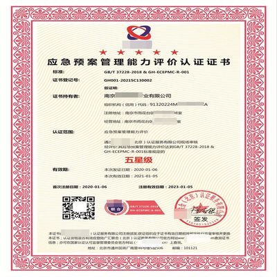 GBT37228應(yīng)急預(yù)案管理能力認(rèn)證 企業(yè)發(fā)展的堅(jiān)實(shí)后盾與信用管理的催化劑